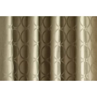   Laguna Tamarix geometriai mintás dekor függöny 300 cm - 08 arany