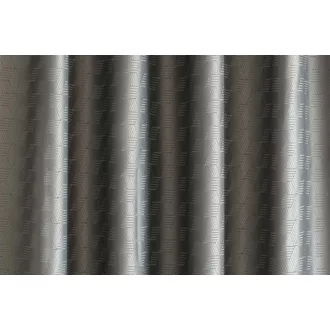   Laguna Tamarix geometriai mintás dekor függöny 300 cm - 15 szürke