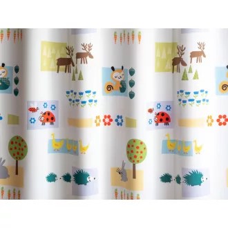   Laguna Kiddy gyerekmintás dim out függöny 145 cm - 01 fehér