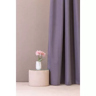   Szintetika Atlanta egyszínű black out függöny 280 cm - 42 ezüst