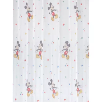   Laguna Mickey gyerekmintás fényáteresztő függöny 285 cm - 04 fehér