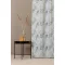 Szintetika Malibu levélmintás dim out függöny 150 cm - 36 vízkék