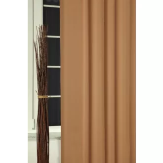   Szintetika Príma egyszínű dim out függöny 150 cm - 07 mogyoró