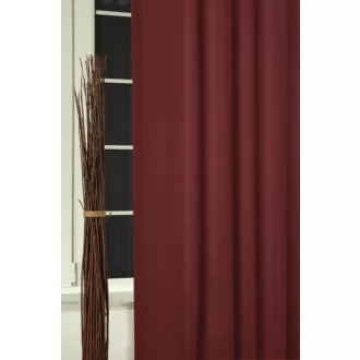   Szintetika Príma egyszínű dim out függöny 150 cm - 27 burgundi