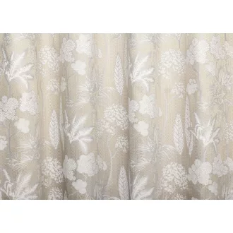   Laguna Artemis levélmintás dekor függöny 315 cm - 01 bézs