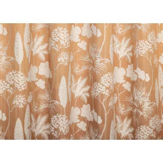   Laguna Artemis levélmintás dekor függöny 315 cm - 03 narancs