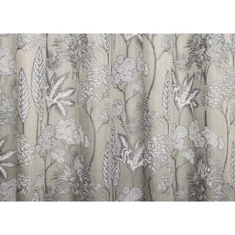   Laguna Artemis levélmintás dekor függöny 315 cm - 05 szürke
