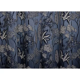   Laguna Artemis levélmintás dekor függöny 315 cm - 07 kék