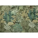Laguna Evergreen mintás bársony sötétítő függöny 140 cm - 01 fekete