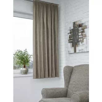 Laguna Oscar dekor készfüggöny 140x175 cm - 04 drapp