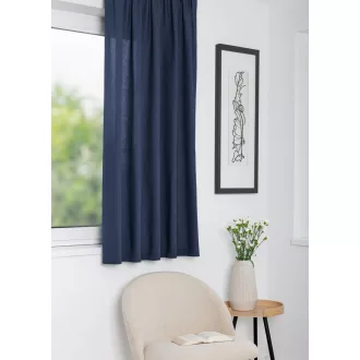 Laguna Percy dekor készfüggöny 140x175 cm - 03 kék