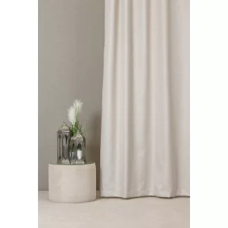   Szintetika Killian anyagában mintás dekor függöny 340 cm - 03 bézs