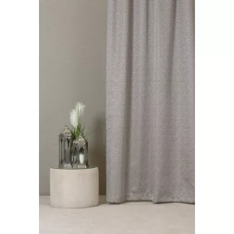   Szintetika Killian anyagában mintás dekor függöny 340 cm - 41 inox