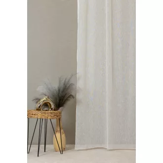   Szintetika Anika egyszínű fényáteresztő függöny 300 cm - 02 ekrü