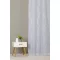 Szintetika Elenor absztrakt mintás fényáteresztő függöny 300 cm - 01 fehér