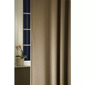   Szintetika Ibiza egyszínű dekor függöny 300 cm - 09 mokka