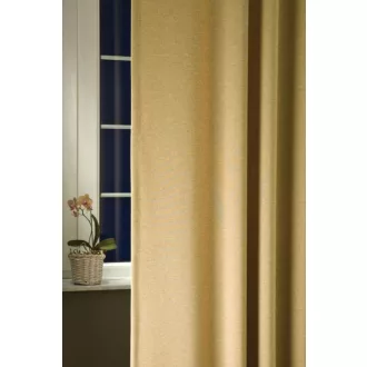   Szintetika Ibiza egyszínű dekor függöny 300 cm - 07 karamell