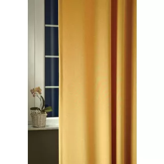   Szintetika Ibiza egyszínű dekor függöny 300 cm - 18 okker
