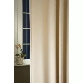   Szintetika Ibiza egyszínű dekor függöny 300 cm - 25 mandula