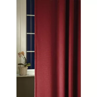   Szintetika Ibiza egyszínű dekor függöny 300 cm - 31 meggy