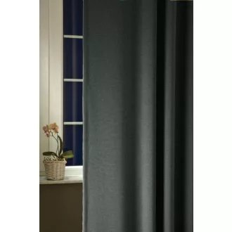   Szintetika Ibiza egyszínű dekor függöny 300 cm - 44 grafit