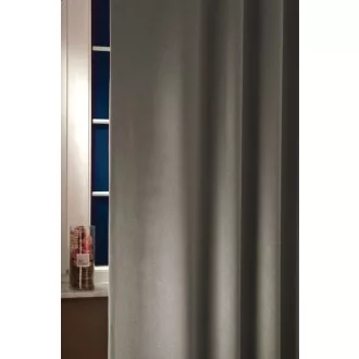   Szintetika Hermes dim out egyszínű sötétítő függöny 150 cm - 43 acélszürke