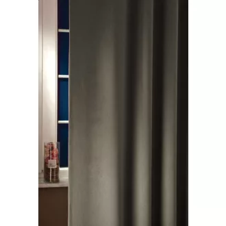   Szintetika Hermes dim out egyszínű sötétítő függöny 150 cm - 44 antracit