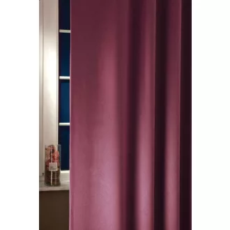   Szintetika Hermes dim out egyszínű sötétítő függöny 150 cm - 35 padlizsán