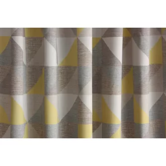   Laguna Hoya geomatriai mintás dimout függöny 145 cm - 05 sárga