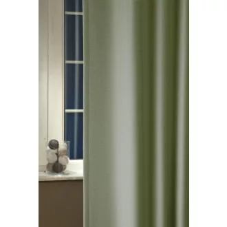   Szintetika Hades Black out anyagában mintás sötétítő függöny 140 cm - 40 ásványzöld