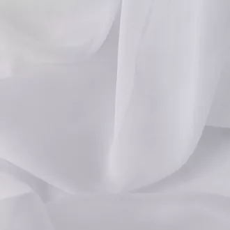   Delius Silk Delilight egyszínű fényáteresztő függöny 300 cm - 39039 9100 fehér