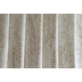   Laguna Leon fémes hatású dekor függöny 140 cm - 12 ecrü