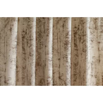   Laguna Leon fémes hatású dekor függöny 140 cm - 16 bézs