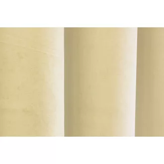   Laguna Ramon egyszínű bársony dekor függöny 280 cm - 02 ecrü