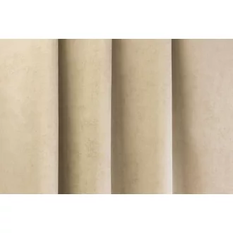   Laguna Ramon egyszínű bársony dekor függöny 280 cm - 04 drapp