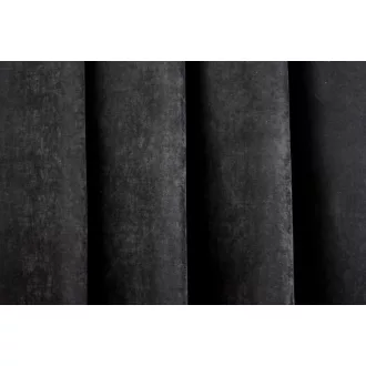   Laguna Ramon egyszínű bársony dekor függöny 280 cm - 35 fekete