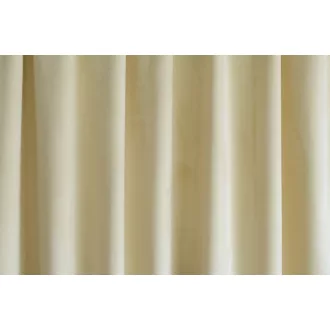   Laguna Savaria egyszínű bársony dekor függöny 150 cm - 202 ecrü