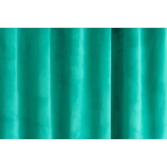   Laguna Savaria egyszínű bársony dekor függöny 150 cm - 215 türkiz