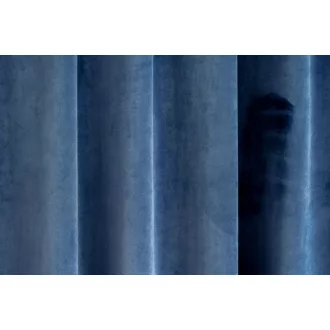   Laguna Savaria egyszínű bársony dekor függöny 150 cm - 220 kék