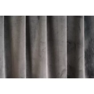   Laguna Savaria egyszínű bársony dekor függöny 150 cm - 236 szürke