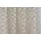 Laguna Edna geometriai mintás fényáteresztő függöny 300 cm - 16 drapp