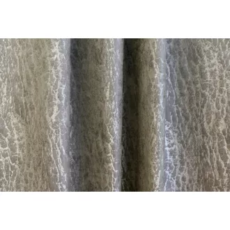   Laguna Zenox anyagában mintás dekor függöny 138 cm - 25 barna