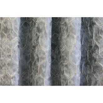 Laguna Zenox térhatású dekor függöny 138 cm - 17 kék