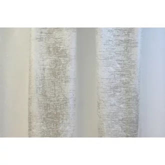   Laguna Serena fémes hatású fényáteresztő függöny 295 cm - 16 ezüst