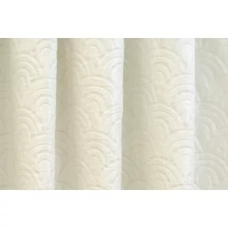   Laguna Crudo anyagában mintás dekor függöny 280 cm - 01 ecrü