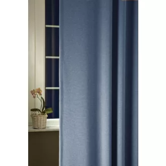   Szintetika Ibiza egyszínű dekor függöny 300 cm - 38 denim