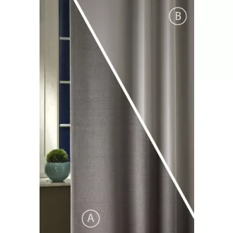   Szintetika Rusztik dim out kétoldalas sötétítő függöny 280 cm - 42 grafit