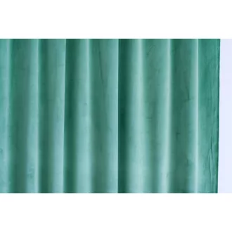   Laguna Savaria egyszínű bársony dekor függöny 150 cm - 214 türkiz