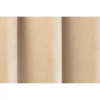   Laguna Ramon egyszínű bársony dekor függöny 280 cm - 03 bézs